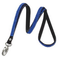 3/8" Blank Rhinestone Lanyards with Metal Hook